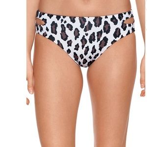 - NWT Time and Tru Roaring Good Times Mid Rise Reversible Bikini Bottom